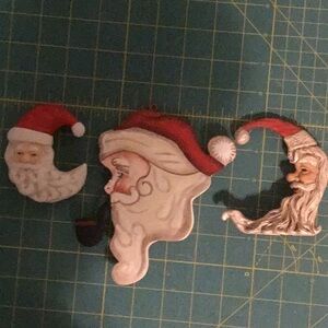 Santa Claus Christmas Ornaments Set
